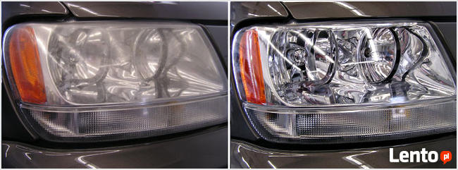 Regeneracja Lamp Odbłyśników el. z tworzywa Metalizacja, Lak