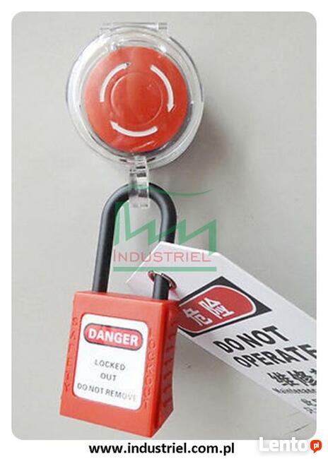 Lockout Tagout Brady - blokada przycisków sterowniczych