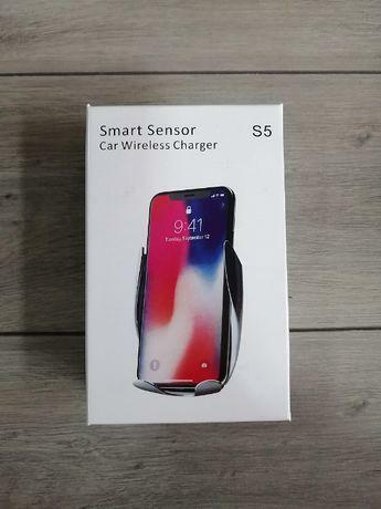 Uchwyt samochodowy sensor zaciskowy z ładowarką NOWY !