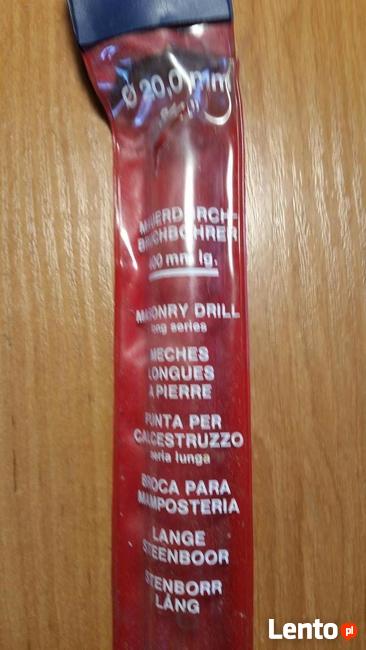 Sprzedam niemieckie wiertło do betonu fi 20