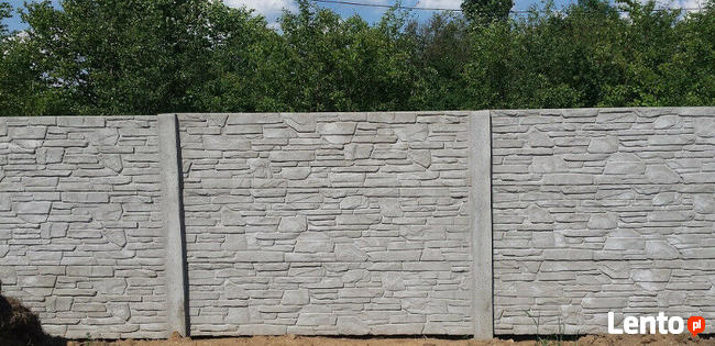 Betonowe ogrodzenie systemowe / Gołdap