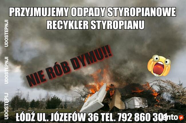 Wywóz odbiór odpadów styropianowych EPS styropianu