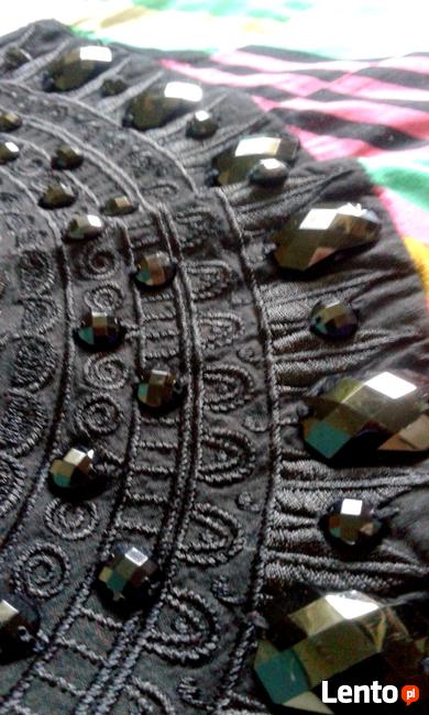 Bawełniana sukienka- grafika i jety:)