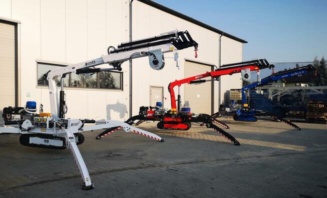 Mini żuraw, na podwoziu gąsienicowym jak maeda zasięg 13 m.!