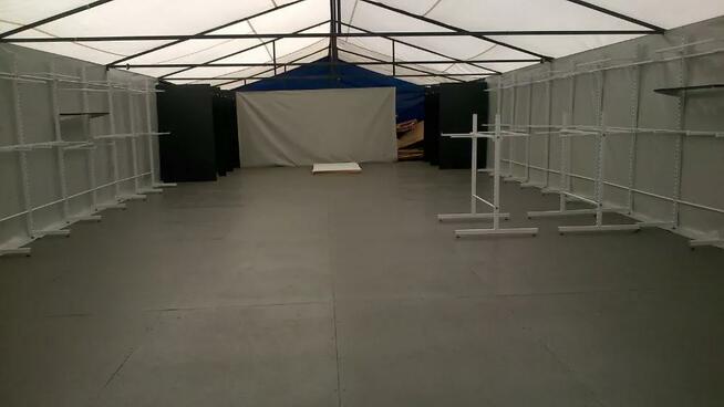 Hala namiotowa, konstrukcja stalowa ocynk i plandeka