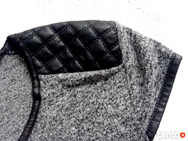 Dzianinowa sukienka z kieszonkami;)