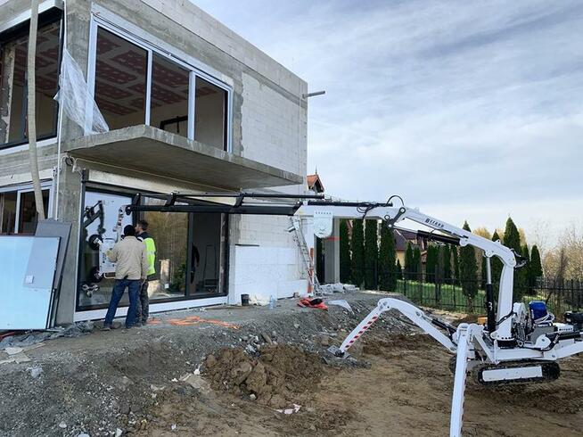 Mini żuraw, na podwoziu gąsienicowym jak maeda zasięg 13 m.!