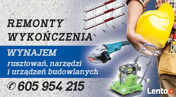 RUSZTOWANIE WIBRATOR DO BETONU ZAGĘSZCZARKĘ I INNE WYNAJMĘ