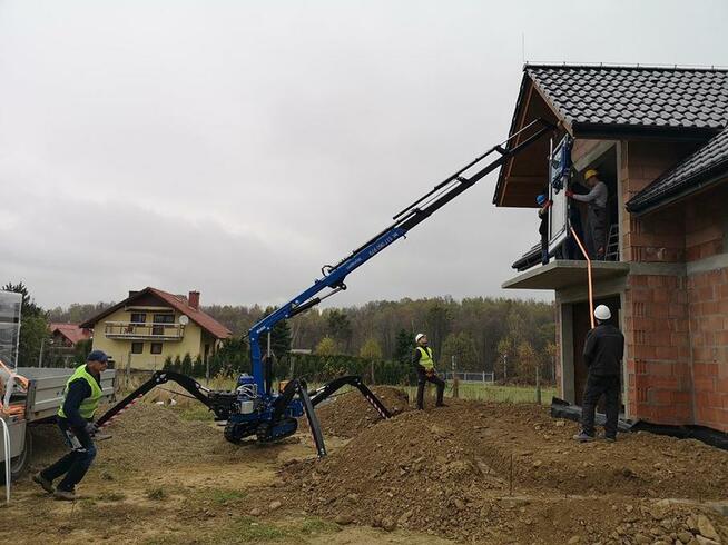Mini żuraw, na podwoziu gąsienicowym jak maeda zasięg 13 m.!