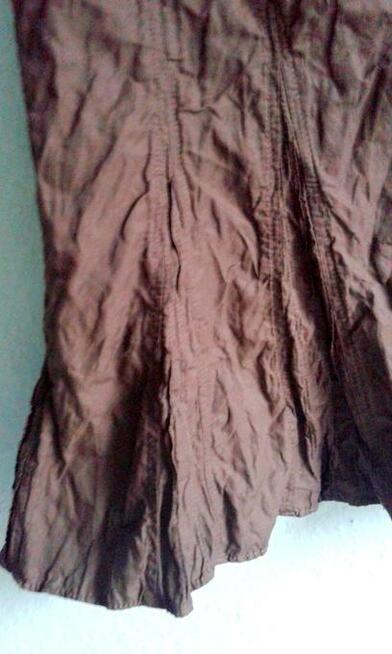 Jesienna, brązowa spódnica