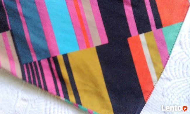 Bawełniana sukienka- grafika i jety:)