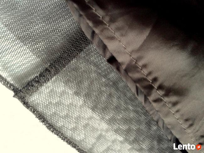 Brązowa spódnica z cekinami- kwiat:)