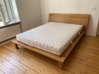 Łóżko dębowe olejowane