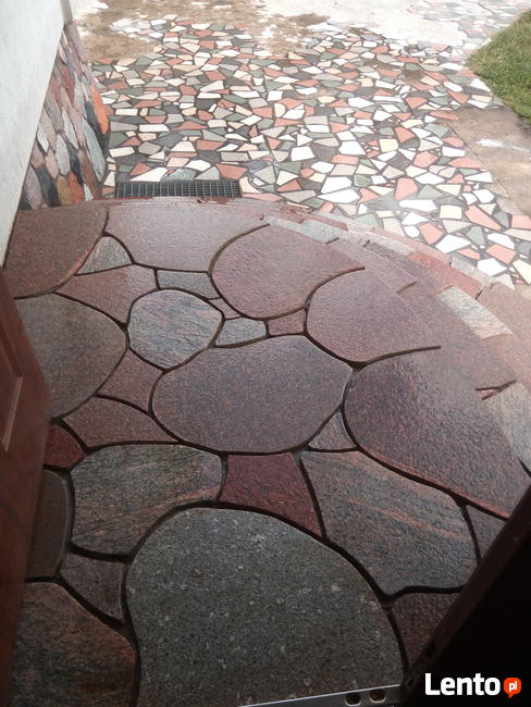 Kamień polny, cięty-sprzedaż+układanie DUŻY FORMAT