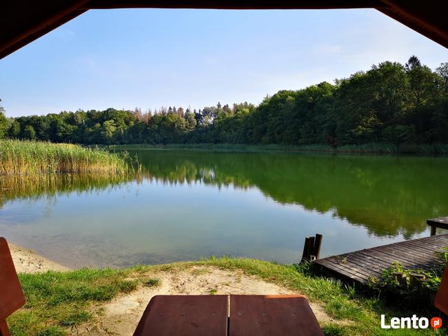 Domki wczasowe nad jeziorem z basenem