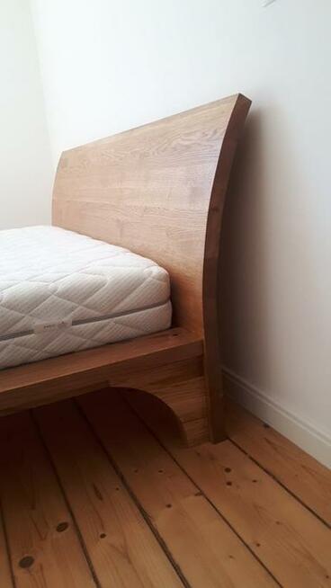 Łóżko dębowe olejowane