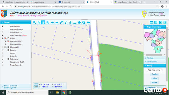 działki budowane koło Radomia w Zawadach Nowych