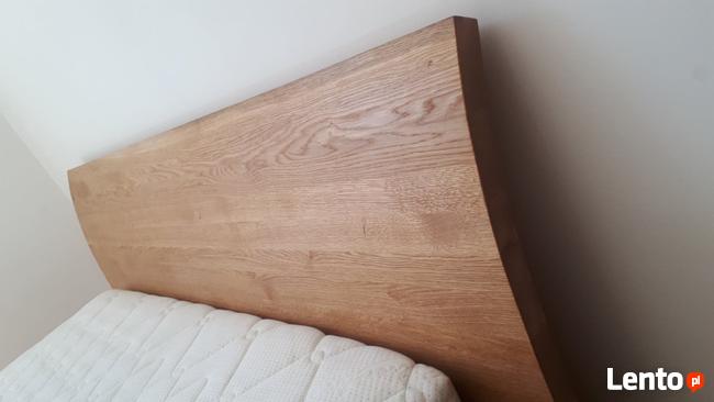 Łóżko dębowe olejowane