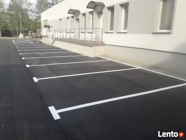 malowanie pasów ,linii oznakowanie poziome hal ,magazynów