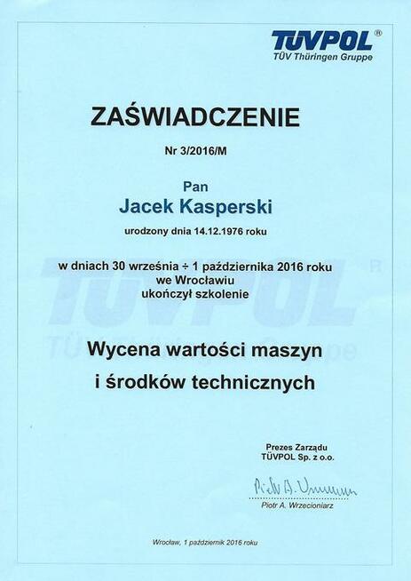 Certyfikowany Rzeczoznawca Samochodowy Wrocław, Dolnyśląsk