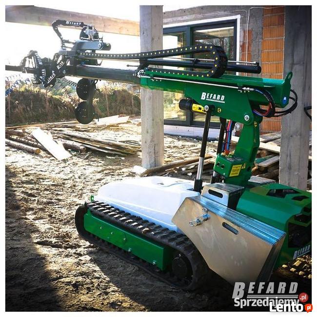 Robot próżniowy manipulator do szkła na gąsienicach XGR