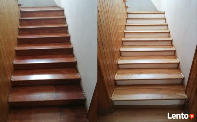 CYKLINOWANIE PODŁÓG - RENOWACJA SCHODÓW