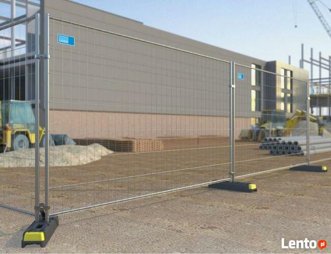 Wynajem ogrodzenia budowlanego przestawnego tymczasowego