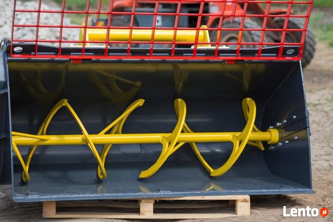 Mieszalnik łyżka do betonu seria MT-120 napęd hydrauliczny