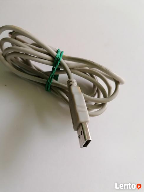 Kabel USB 2.0, do Drukarki, Skanera, Faxu 1,80m