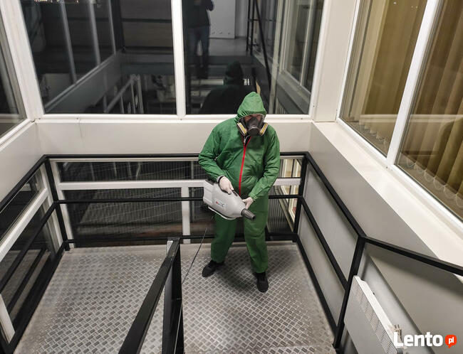 Ozonowanie pomieszczeń, zamgławianie ULV, dezynfekcja.