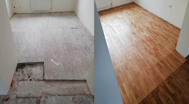 CYKLINOWANIE PODŁÓG - RENOWACJA SCHODÓW
