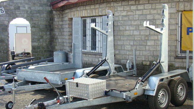 Przyczepa do transportu Kabli - hydrauliczna