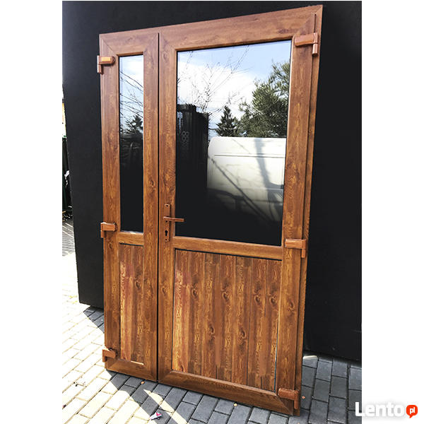 Nowe Drzwi PCV 140x210 Złoty Dąb