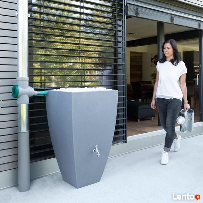 Dekoracyjne zbiorniki na deszczówkę