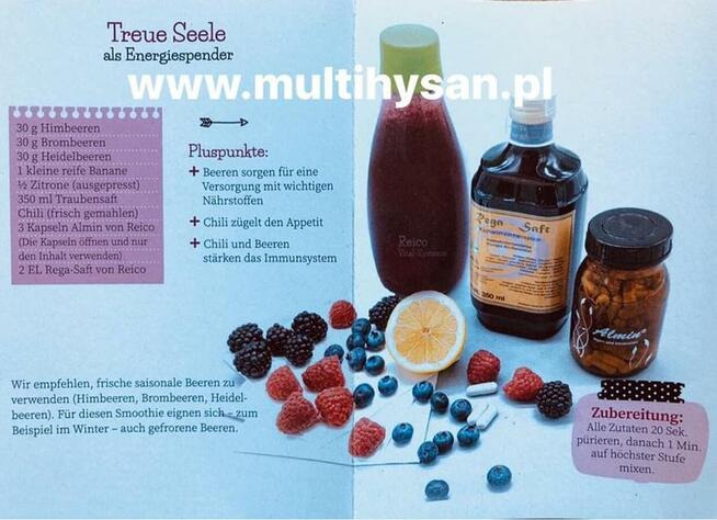 Rega/ Levi Saft naturalne żywe enzymy Reico KSIĄŻKA GRATIS