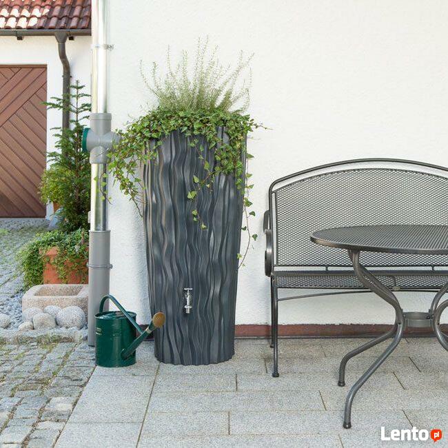 Dekoracyjne zbiorniki na deszczówkę