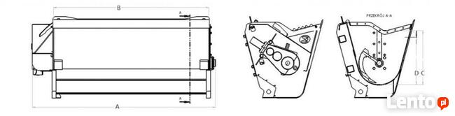 Mieszalnik łyżka hydrauliczna do betonu MTp-200