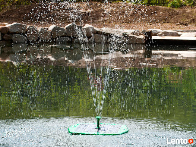SOLARNA Fontanna.Pływająca POMPA.OCZKO WODNE.Napowietrzacz.S