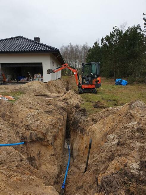 Usługi minikoparką i młotem wyburzeniowym na minikoparce