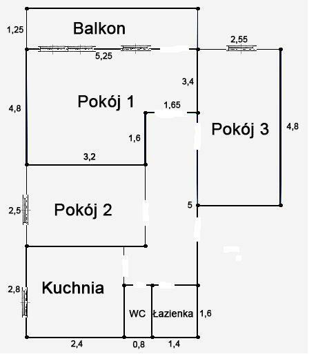 Sprzedam mieszkanie 60 m2