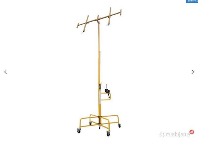 Podnośnik płyt GK/OSB- maks. wys. 4,0 m-rozkładany - wynajem