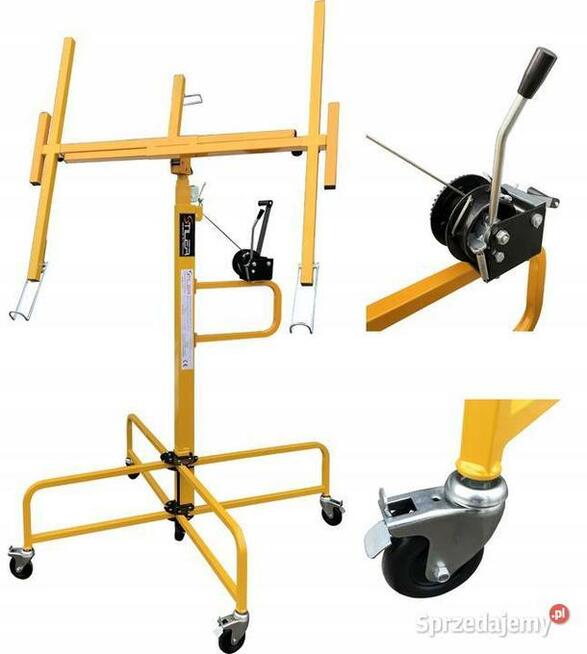 Podnośnik płyt GK/OSB- maks. wys. 4,0 m-rozkładany - wynajem