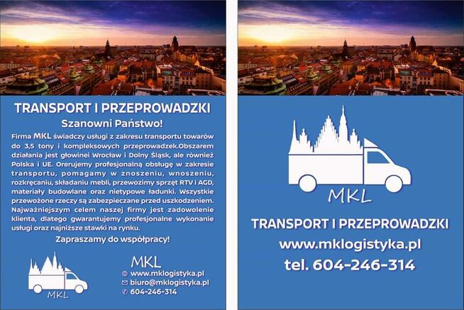 Transport i ogłoszenia