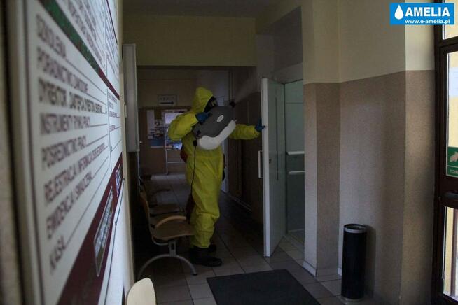 Dezynfekcja Ozonowanie Lampa UV Dezodoracja pomieszczeń 24h