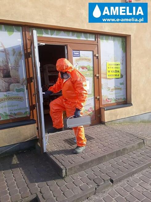 Dezynfekcja Ozonowanie Lampa UV Dezodoracja pomieszczeń 24h