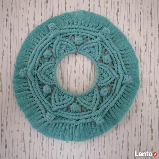 Makrama, ozdoba na ścianę, do powieszenia, styl boho