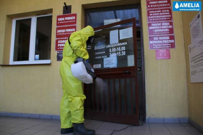 Dezynfekcja Ozonowanie Lampa UV Dezodoracja pomieszczeń 24h