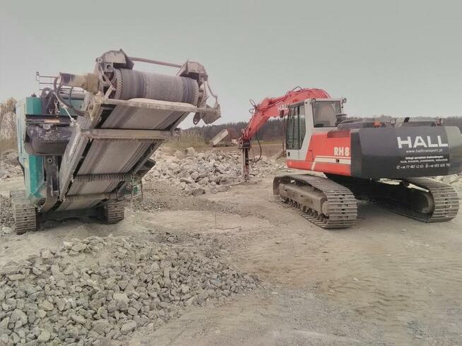 Usługi koparką, prace ziemne, wyburzenia, kuciekruszenieprze