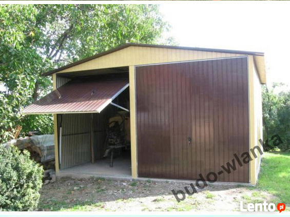 GARAŻ BLASZAK BLASZANY BLASZANE GARAŻE WIATA HALA BLASZAKI