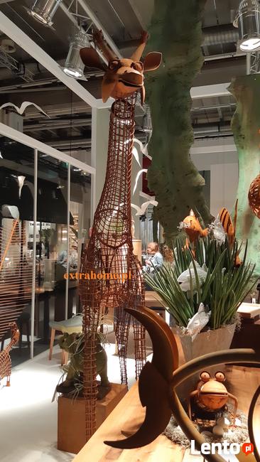 Rzeźba Koń 1:1 ze stali corten do ogrodu na kwiaty